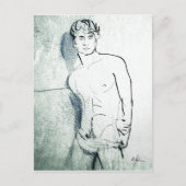 Schatten auf der Postkarte (Vorderseite)