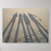 Schatten auf Sand Poster (Vorne)