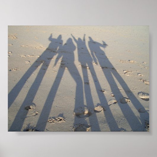 Schatten auf Sand (Rückkehr) Poster (Vorne)