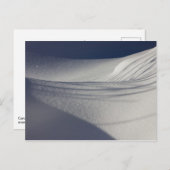 Schatten auf unberührtem Schnee CC0098 Postkarte (Vorne/Hinten)