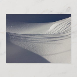 Schatten auf unberührtem Schnee CC0098 Postkarte