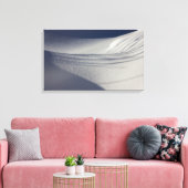 Schatten auf unberührtem Schnee CC0099 Leinwanddruck (Insitu (Wohnzimmer))