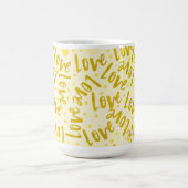 SCHATTEN AUS GELBHAND, DIE VALENTINE-LIEBE ZURÜCKG KAFFEETASSE (Mittel)