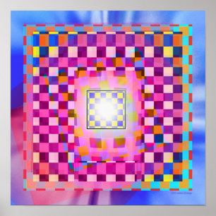 Schatten-Beschaffenheit 3e Poster