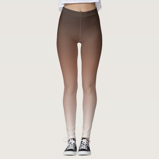 Schatten brauner Leggings (Vorderseite)