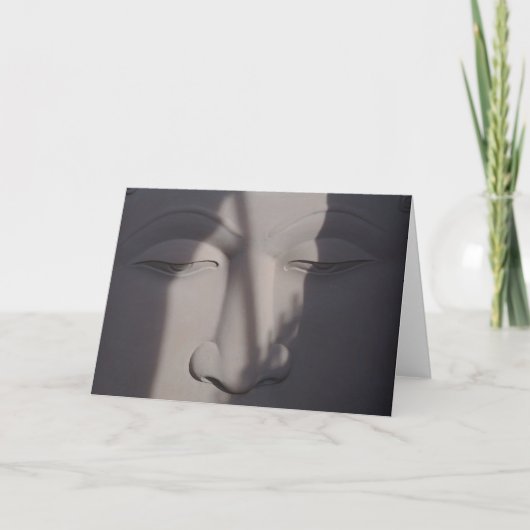 Schatten Buddha Karte (Vorderseite)