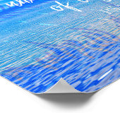 Schatten deiner Flügelskriptur Poster (Ecke)