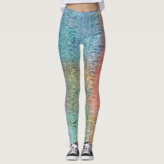 Schatten der Baum-Leggings Leggings (Vorderseite)