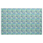 Schatten der blauen Seashells und des Stoff (Fat Quarter (45,7 x 55,9 cm))