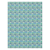 Schatten der blauen Seashells und des Tischdecke (Vorderseite)