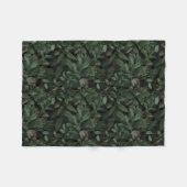 Schatten der Eiche (Nacht) Fleece Blanket (Vorderseite (Horizontal))