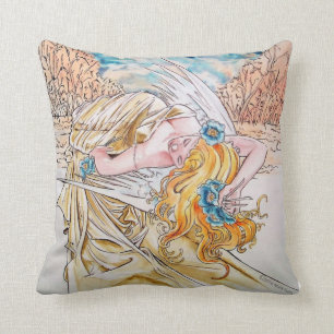 Schatten der Engel-Kissen Kissen16x16 Zoll Kissen