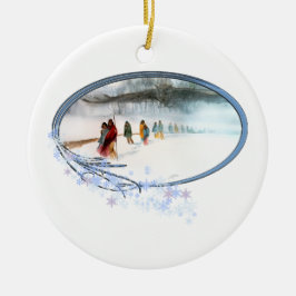 Schatten der Eule auf der Spur der Risse Keramikornament