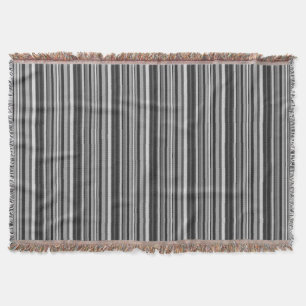 Schatten der grauen Streifen Decke