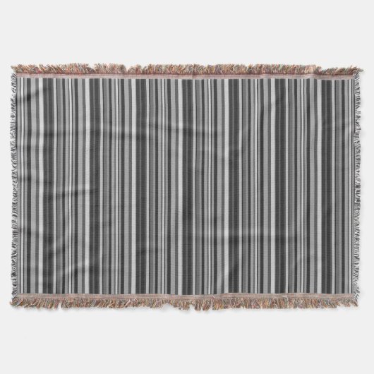 Schatten der grauen Streifen Decke (Vorderseite)