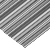 Schatten der grauen Streifen Tischdecke (Schrägansicht)
