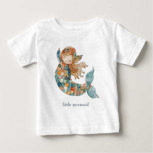 Schatten der kleinen Meerjungfrau Baby T-shirt