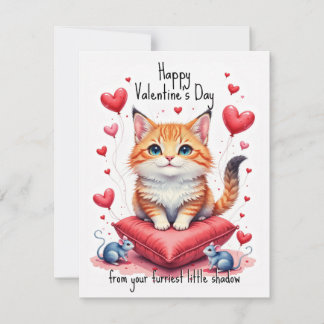 💘🐈Schatten der Liebe Feiertagskarte