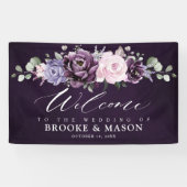 Schatten der Lila Blumenhochzeit von Dusty Banner (Horizontal)