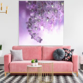 Schatten der Lila Orchideen von Violet Leinwanddruck (Insitu (Wohnzimmer))