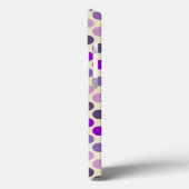 Schatten der Lila Polka-Punkte von Shirley Taylor Case-Mate iPhone Hülle (Rückseite / Links)