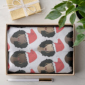 Schatten der Melanin Black Women Weihnachts-Weihna Seidenpapier (Geschenk)