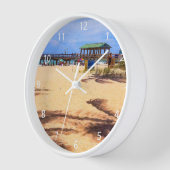 Schatten der Palmbaumwall-Uhr Uhr (Winkel)