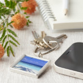 Schatten der Palme Schlüsselanhänger (Seite)