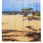 Schatten der Palmen Duschvorhang (Vorderseite)