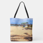 Schatten der Palmen Tasche (Rückseite)