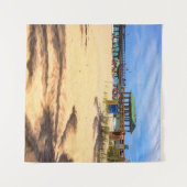 Schatten der Palmen Wandteppich (Vorderseite (Horizontal))