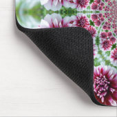 Schatten der rosa Blumen Mousepad (Ecke)