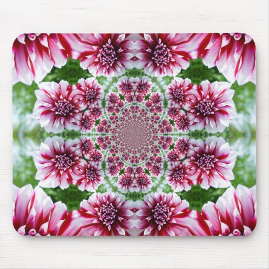 Schatten der rosa Blumen Mousepad (Vorne)