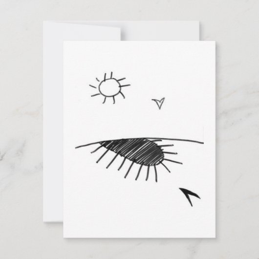 Schatten der Sonne - Eine Studie - 2 RSVP Karte (Vorderseite)