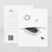 Schatten der Sonne - Eine Studie - 2 RSVP Karte (Vorne/Hinten)