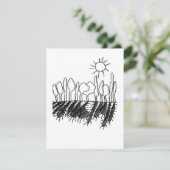 Schatten der Sonne - Eine Studie - 3 RSVP Karte (Stehend Vorderseite)