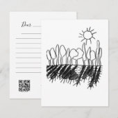 Schatten der Sonne - Eine Studie - 3 RSVP Karte (Vorne/Hinten)