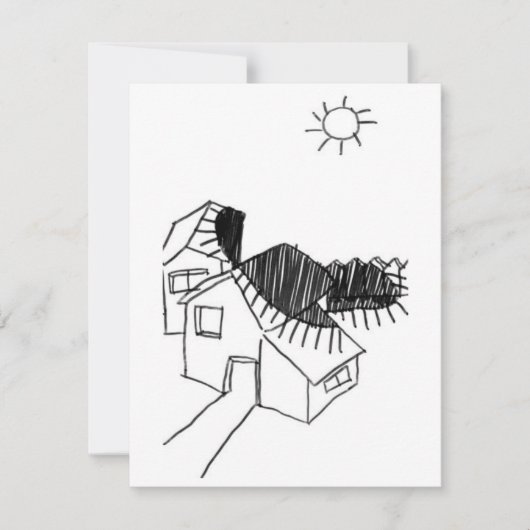 Schatten der Sonne - Eine Studie - 4 RSVP Karte (Vorderseite)