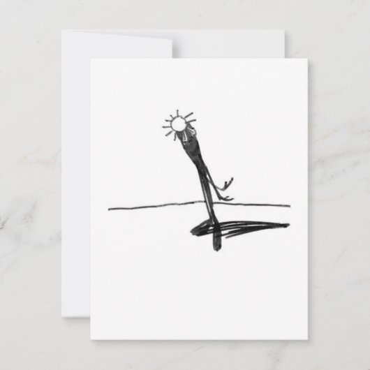 Schatten der Sonne - Eine Studie - 5 RSVP Karte (Vorderseite)