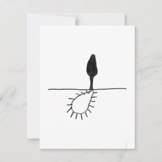 Schatten der Sonne - Eine Studie - 6 RSVP Karte (Vorderseite)