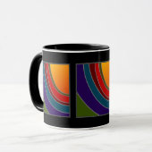 Schatten der Sonnenuntergang-Tasse Tasse (Vorderseite Links)