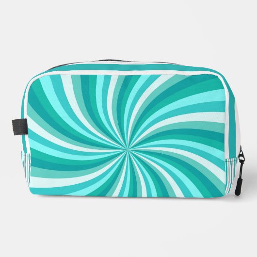 SCHATTEN DER TÜRKISCHEN AQUA-STERNEXPLOSION WIRBEL WASCHBEUTEL (Vorderseite)