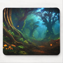 Schatten der Verzauberung: Ein mystisches Waldreic Mousepad