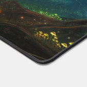 Schatten der Verzauberung: Ein mystisches Waldreic Schreibtischunterlage (Ecke)