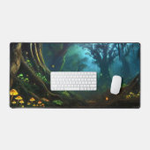 Schatten der Verzauberung: Ein mystisches Waldreic Schreibtischunterlage (Tastatur & Maus)