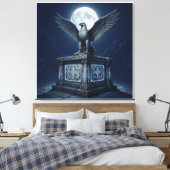 Schatten des Ahnenaltars Leinwanddruck (Insitu (Schlafzimmer))