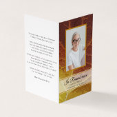 Schatten des Beerdigungsgebet für den Herbst Visitenkarten (Vorderseite)