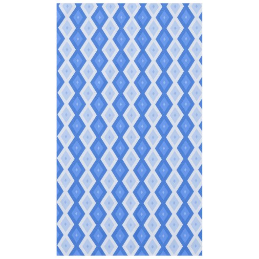 Schatten des blauen Rautenmusters Tischdecke (Vorderseite)