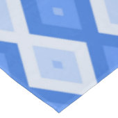 Schatten des blauen Rautenmusters Tischdecke (Schrägansicht)