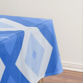 Schatten des blauen Rautenmusters Tischdecke (Beispiel)